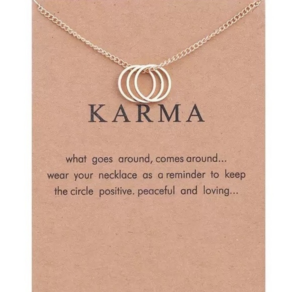 “Karma” three circles pendant